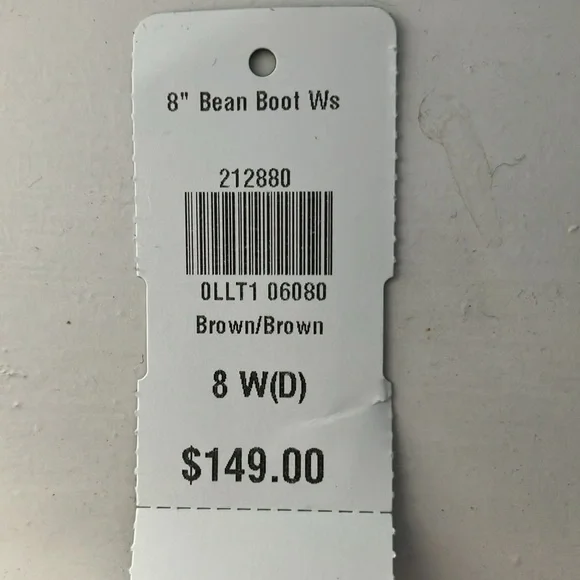 NWT - L.L. Bean Women’s 8” Navy Blue Bean Boots - Size 8 - Picture 7 of 7